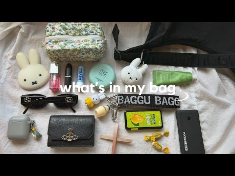 what's in my bag 2024 🎀 daily essentials, aesthetic