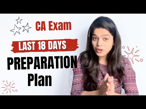 CA Inter - 18 Days "Smart Study Plan" and Rescue Strategy to Clear CA Inter Jan 25 Exams