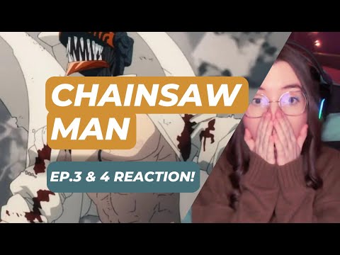 DENJI SURE IS MOTIVATED! - CHAINMAN MAN EP 3 & 4 REACTION