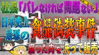 【ゆっくり解説】犯された食の安全…日本史上最悪のミートホープ食品偽装事件