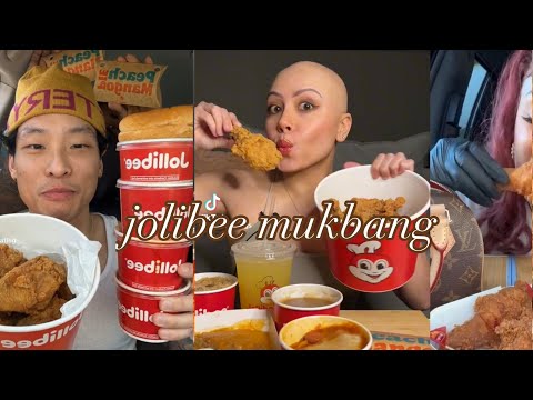 jolibee mukbang 🍗🥘🍝