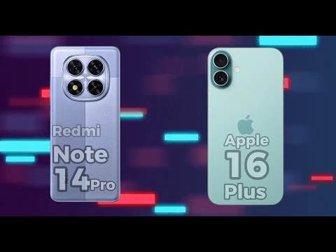 Redmi Note 14 Pro vs Apple iPhone 16 Plus comparison