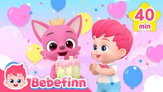 Happy Birthday Pinkfong!💖 Bebefinn Birthday Songs and More Nursery Rhymes Compilation