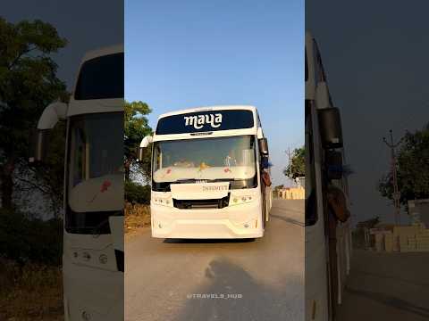 Maya travels || new luxurious bus || most luxurious bus || #tranding #4k #travel #shorts