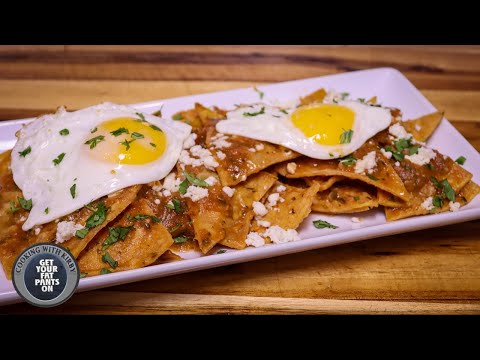 How to make Chilaquiles - Chilaquiles Rojo - Mexican Food