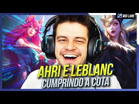 Cumprindo a cota de ASSASS1N0S AP do ANO com LEBLANC e AHRI!