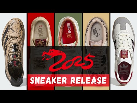 YEAR OF THE SNAKE 2025 Sneaker Design & Release Info!