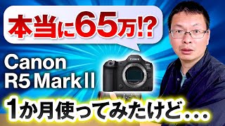 Canon R5 MarkⅡ 1か月レビュー！期待してたのに・・・