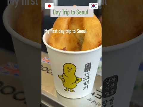 24 hours in Seoul🇰🇷Gwangjang Market😋Street food☕🍩The Hyundai Seoul,Day trip to Seoul from Tokyo