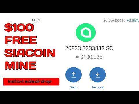 Earn Money From Mining $Siacoin | Full Siacoin Review | Mine daily SC token sell Instant on Binance