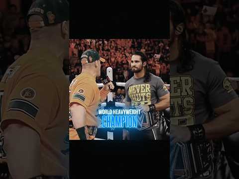 John Cena vs Seth Rollins Title Match | John Cena And Seth Rollins Edit #wwe #short #shortsfeed