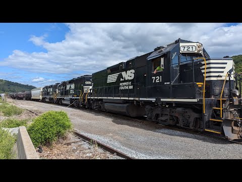 Norfolk Southern Units at Hollidaysburg Yard - Railfanning - Hollidaysburg, PA (8/20/24)