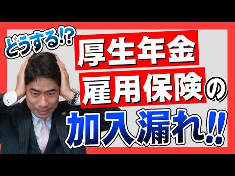 厚生年金や雇用保険に加入していなかった時の対処法【弁護士が解説】