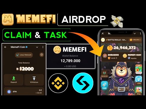 Memefi Per Token 5$ Airdrop Claim & Widrawal Listing & Snapshot | Memefi Airdrop Binance Claim Blum