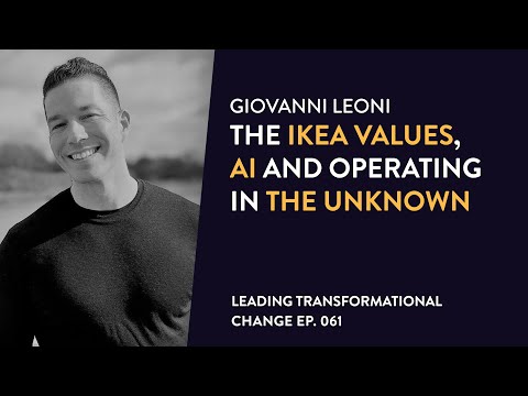 PROMO: 061. Giovanni Leoni - The IKEA Values, Al and Operating In The Unknown