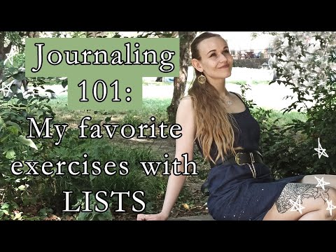 Journaling 101 📔 LISTS for Mental Health, Self-Development & Life Organization