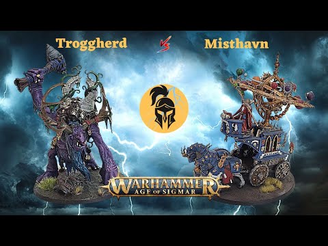 Age of Sigmar Battle Report: Trugg's Troggherd vs Cities of Sigmar: Misthavn!!!