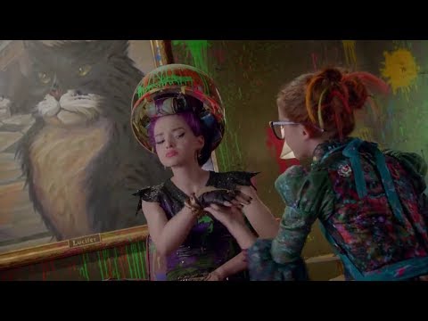 Descendants 2 Mal's makeover scene HD