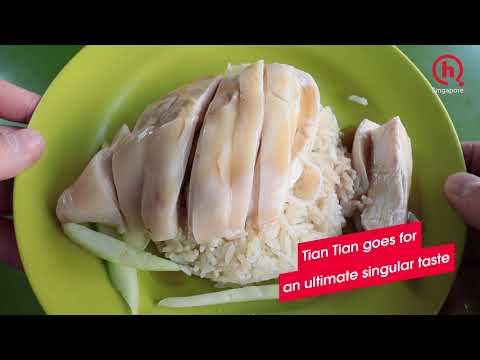 Tian Tian Chicken Rice: Michelin-starred Hainanese chicken rice!