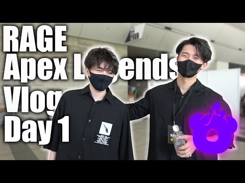 【Vlog】RAGE当日の裏側を公開します！ゆふな＆まさのりch顔出し初の実写動画！【RAGE Apex】