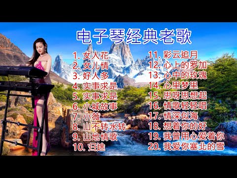 电子琴经典老歌 - 电子琴100首好听歌曲 || 红尘情歌DJ版 / 点燃一根烟DJ版 / 舞女 / 经典老歌DJ大连奏 / 迟来的爱 || Relaxing Chinese Music