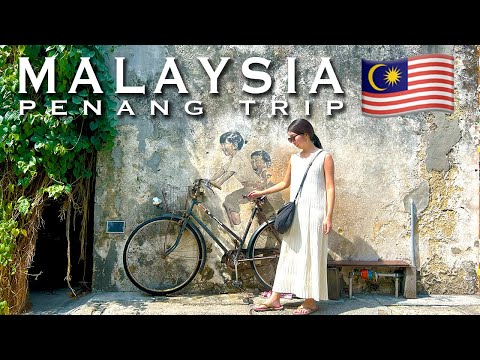 Malaysia Vlog 🇲🇾 Penang to Langkawi 🏝️ 3 days│Day 1 │Walking through George Town