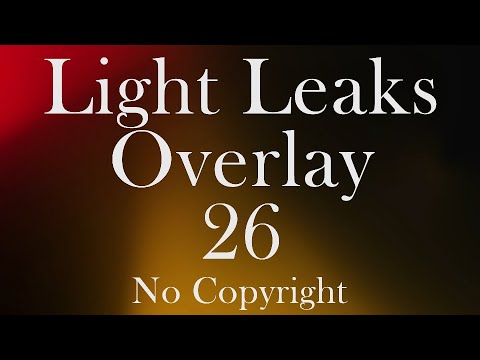 Cinematic Light Leak Overlays | Light Leaks | Full HD | 1920 X 1080 | Stock Video  | LL26