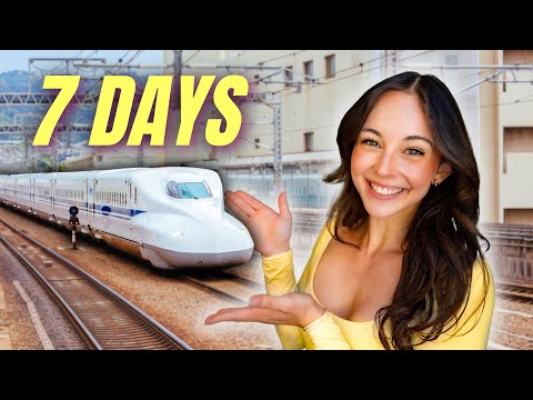 7 days on Japan's FASTEST Train | JR Pass Vlog