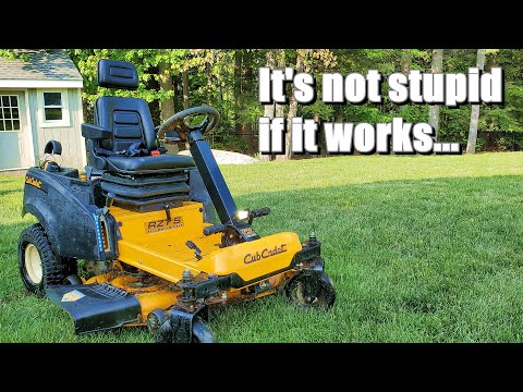 Installing a Vevor Suspension Seat on a Zero-Turn Mower...yes, really,  LOL.