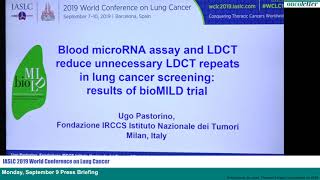 WCLC 2019: Blood MicroRNA and LDCT Reduce Unnecessary LDCT Repeats in Lung Cancer Screening