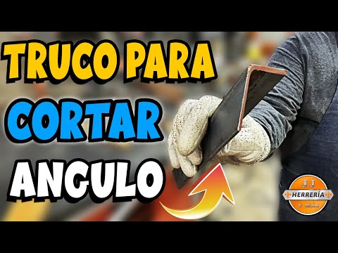 TRUCO PARA CORTAR ÁNGULO EN CORTADORA DE 14 PULGADAS