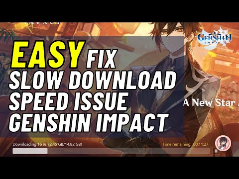 EASY FIX SLOW DOWNLOAD SPEED | Genshin Impact