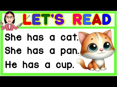 Reading Lesson for Kinder, Grade1 | Practice Reading | Reading Lesson for Kids | Beginners