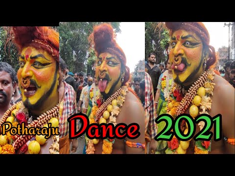 Potharaju Dance In Balkampet Yellamma Jathara /2021/ Chatal Band/