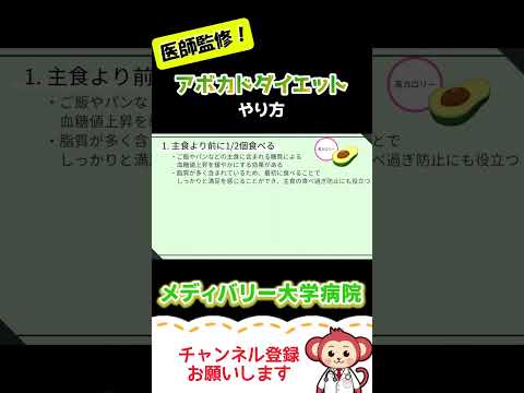 アボカドダイエットのやり方3ステップ【Short】