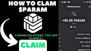 🚨How To Claim $PARAM Airdrop Video Tutorial #Airdrop #PARAM