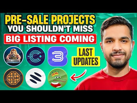 Top Crypto Presales To Watch This Month !!!