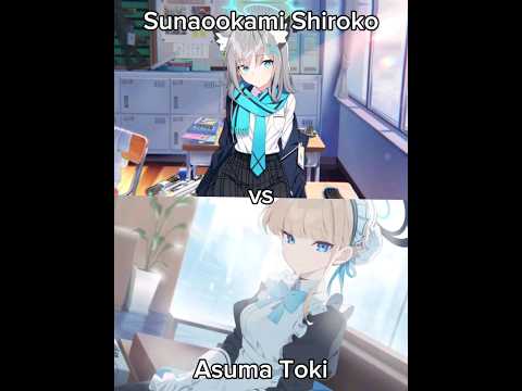 Sunaookami Shiroko vs Asuma Toki (Blue Archive) #bluearchive