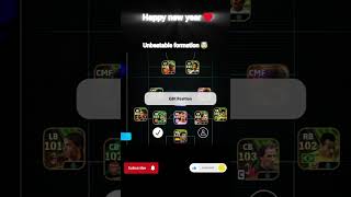 the best formation in eFootball 😈 new year special #efootball #shorts