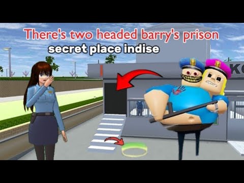 There's الهروب من سجن باري ذو الرأسين two headed barry's prison escape obby in Sakuraa Simulator