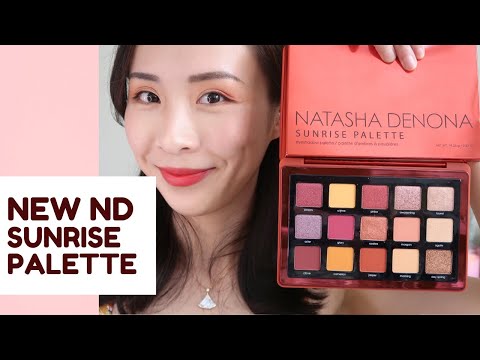 🌅ND日出盘|Natasha Denona日出盘测评|教程&试色分享|Natasha Denona Sunrise Palette Review Tutorial&Swatches