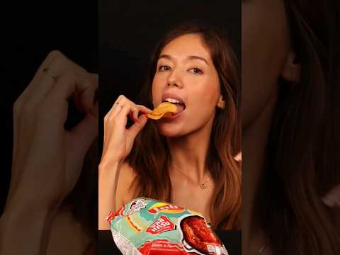 Lay's Chili Crab Chips 🦀 #crunchy #asmr #foodshorts #shorts