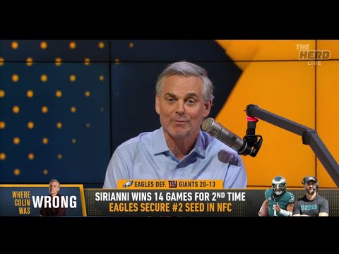 THE HERD | Colin Cowherd Admits He Was WRONG About Philadelphia Eagles, TRUE CONTENDER With Sirianni