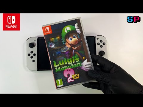 Luigi’s Mansion 2 HD Unboxing + Gameplay on Nintendo Switch OLED