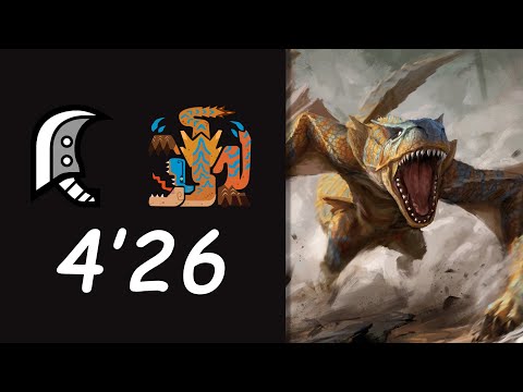 MHW: Iceborne [Beta] Day1 - The Wild Tigrex | Solo | 4’26 | GreatSword |