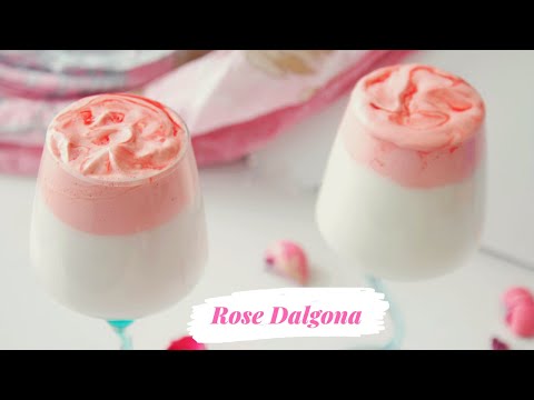 Rose Dalgona || Iftar drink || Asheescookbook