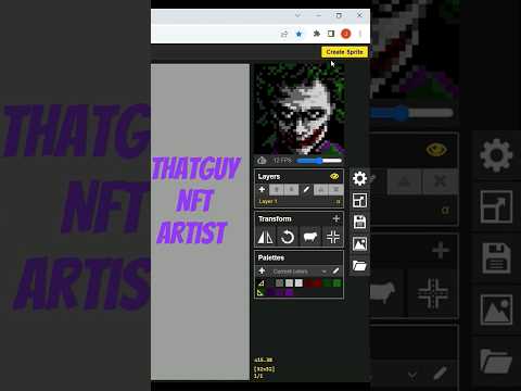 Why So Serious? #pixelart #nftart #nft #pixelartist #joker