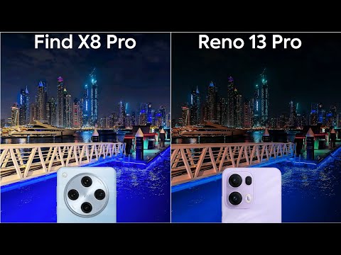 Oppo Find X8 Pro vs Oppo Reno 13 Pro Camera Test Comparison