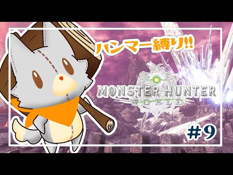 【Monster Hunter: World】画面酔いぬいぐるみはハンマー使いになりたい！！#9【モンスターハンターワールド】