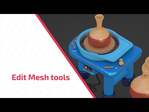 Blender Starter Kit Course - Edit Mesh tools [Hebrew with CC]